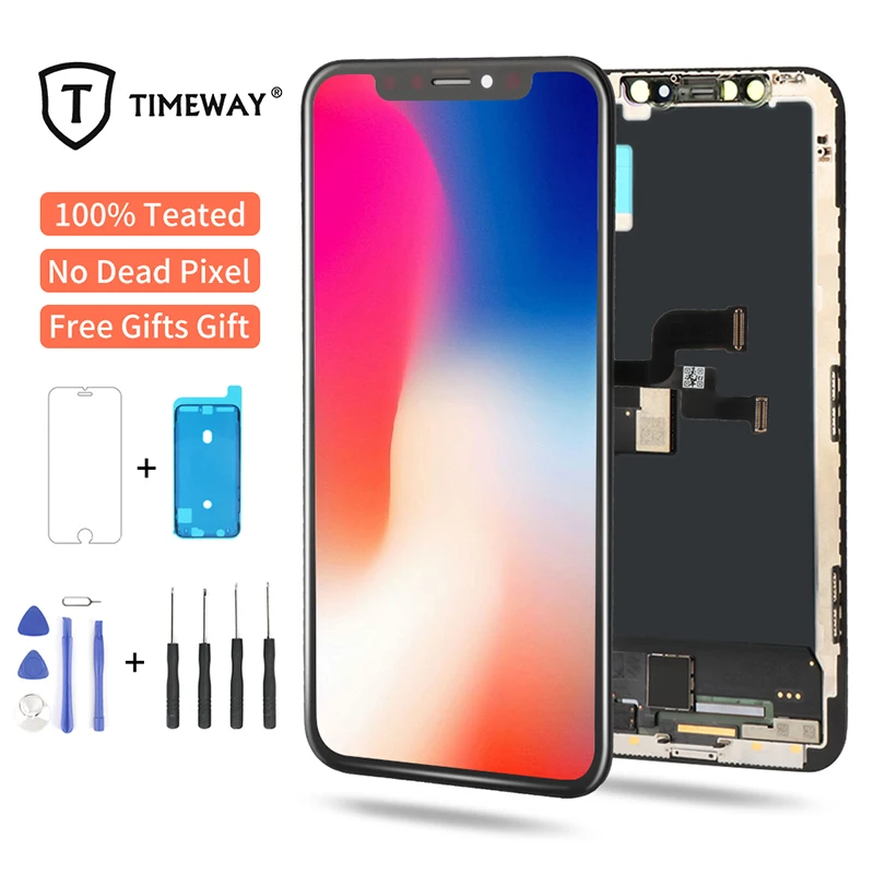 

18 Months For iPhone X XS MAX XR 6 7 8 Plus touch Screen replacement Digitizer Assembly for iPhone 5S LCD Screen No Dead Pixel