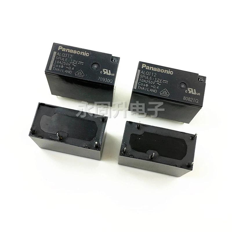 20 шт./лот реле ALQ105 ALQ112 ALQ124 JQ1P-5V-F JQ1P-12V-F JQ1P-24V-F 10A 5PIN