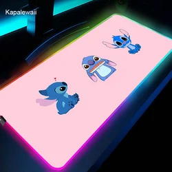 Grand tapis de souris RGB, une pièce, 900x400mm, pour ordinateur portable et Gamer, taille XXL 