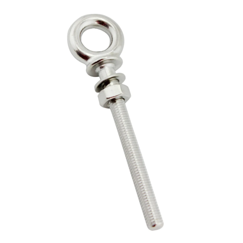 M6 Long Shank Eye Bolt Stainless Steel Fastener Boat Hardware