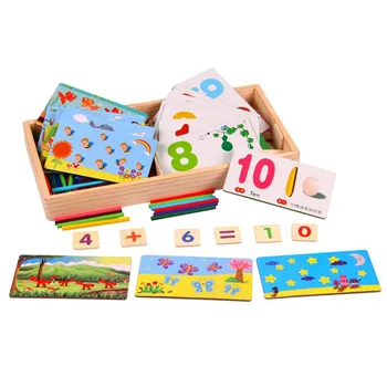 

1 Set Hot Children Count Arithmetic Sticks Figure Arithmetic Math Cognitive Puzzles Early Learning & Education Puzzle Toy