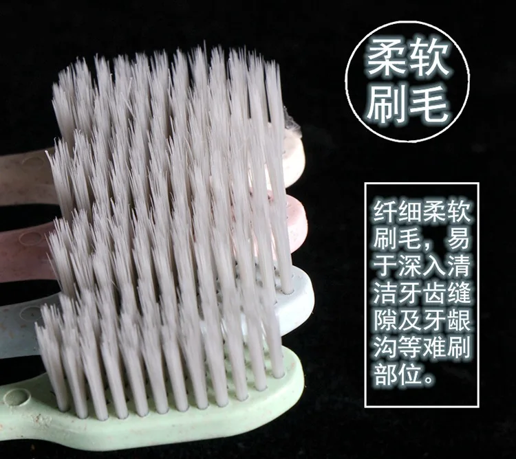 Производители оптом Пшеничной Соломы Набор зубных щеток Douyin для взрослых мягкие волосы заколка подарок зубная щетка путешественник наличные