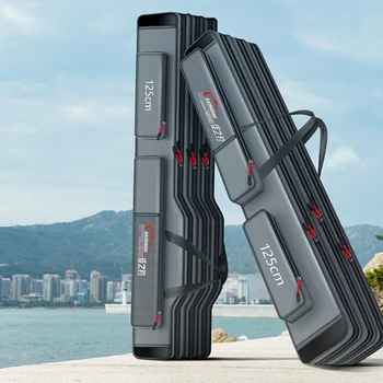 접이식 낚시 가방 70/80/90/120/130cm, 옥스포드 낚싯대 가방 낚시대 릴 루어 가방 낚시 도구 보관 가방 X277G