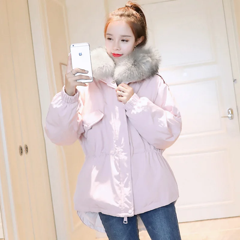 new women's long sections Nagymaros collar women thick coat 930
