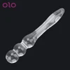 OLO Anal Plug Anus Backyard Stopper Glass Beads Anal Plug Dildo Butt Plug Butt Stimulation Sex Toys for Men Women 1