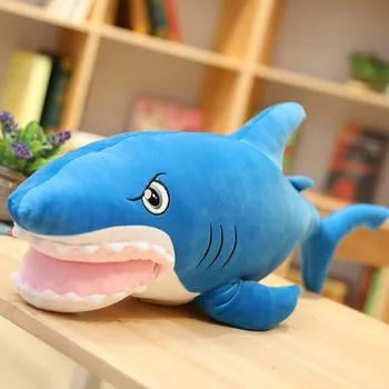 

Shark pillow plush toy soft cute net red girl funny doll bed pillow Christmas present