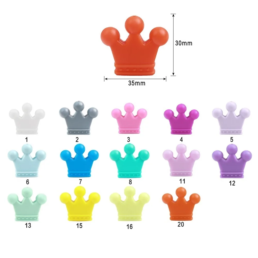 Рисунок 5 - силиконовые бусины в форме короны
