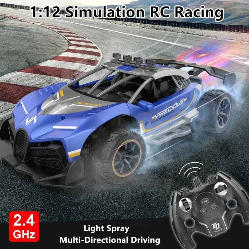 Spray Kecepatan Tinggi Remote Control Mobil Rc Lain 1 12 2 4g 20 Menit Multi Arah Gerakan Simulasi Drift Remote Kontrol Mobil Mainan Anak Anak Aliexpress