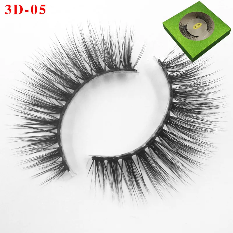 3D-05 Iflovedekd 3d ресницы для наращивания ресниц оптом ресницы с коробкой натуральные Толстые Накладные ресницы инструмент для макияжа - Цвет: 3D-05