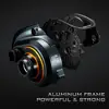 Piscifun Alijoz 300 Low Profile Baitcasting Fishing Reel 15KG Max Drag 8+1 Bearings Saltwater Casting Reel Power / Double Handle ► Photo 2/6