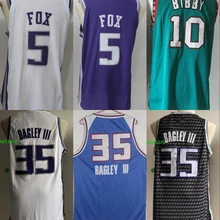 Мужская Высокая Школьная майка сшитая Размер S-XXL De'Aaron Fox 5 Marvin Bagley III 35 Mike Bibby 10