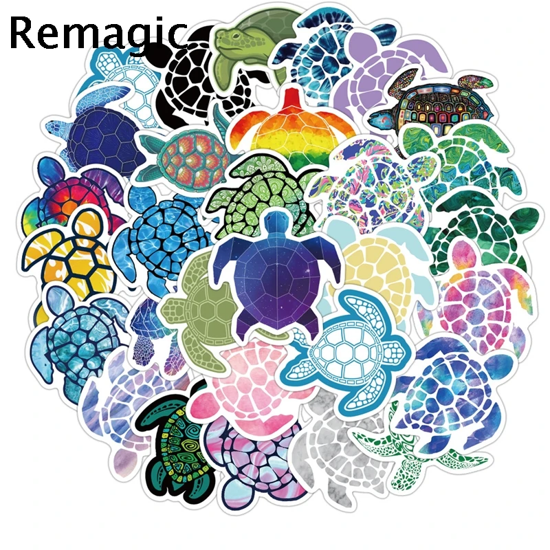 

41pcs Sea Turtles Funny stickers packs anime 90s anime paster cosplay scrapbooking diy phone laptop decoration gifts