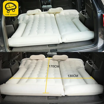 

CARMANGO for Volkswagen VW Atlas Teramont Car Travel Bed Camping Inflatable Air Mattress Rest Cushion Sleeping Pad with Pump