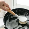 OYOURLIFE Kitchen Wooden Long Handle Cleaning Brush Pan Pot Bowl Tableware Brush Dish Washing Brush Home Kitchen Cleaning Tool ► Photo 2/6