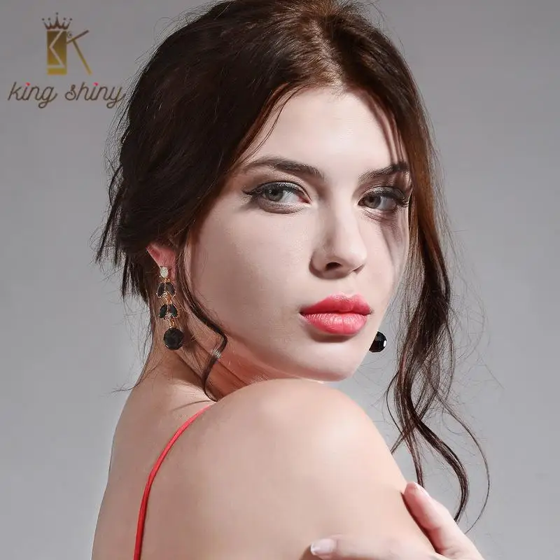 Женские серьги-подвески Za винтажные геометрические висячие серьги в виде