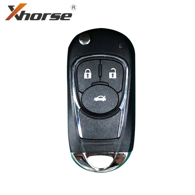Проводной дистанционный ключ Xhorse XKBU03EN VVDI2 для Buick Flip 3 кнопки 1 шт. | Автомобили и