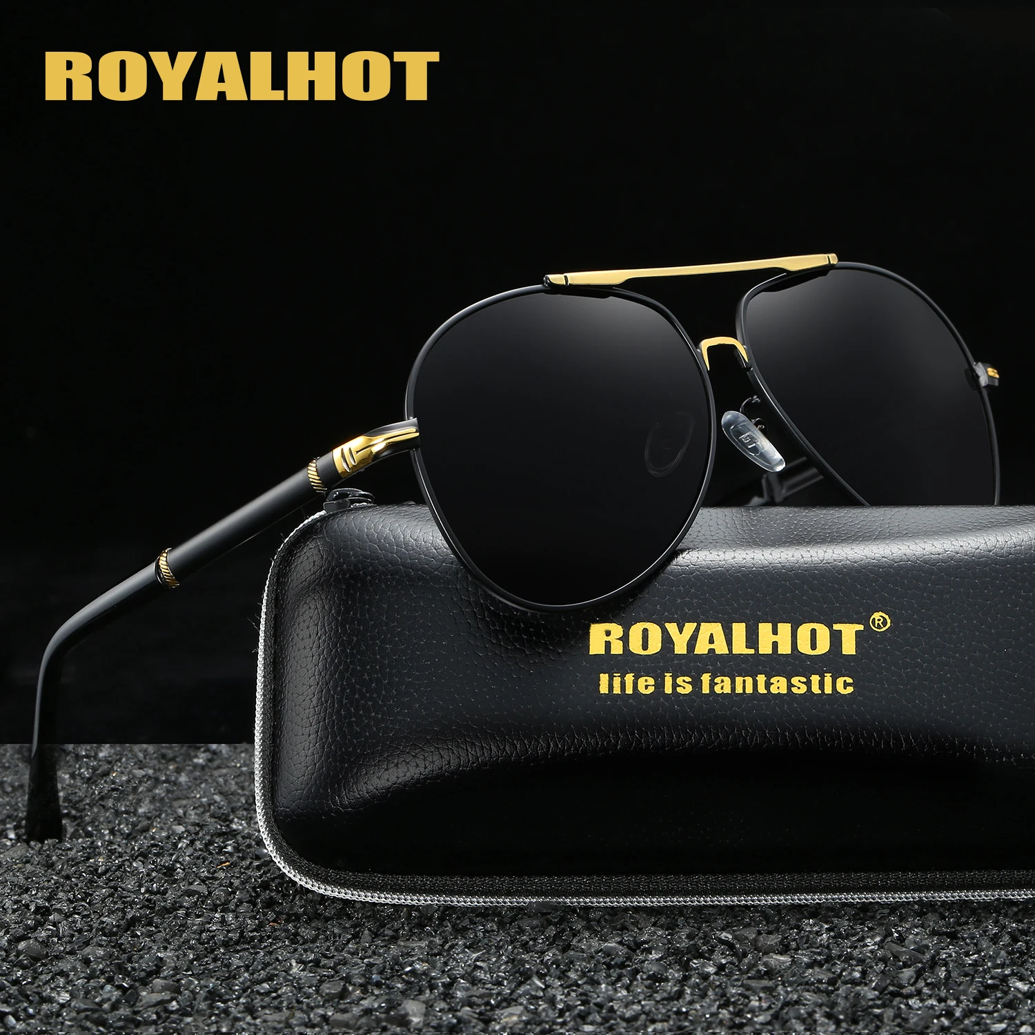 RoyalHot, поляризационные, овальная оправа, солнцезащитные очки для мужчин и женщин, классические, для вождения, солнцезащитные очки, очки, Oculos masculino, мужские, 90084