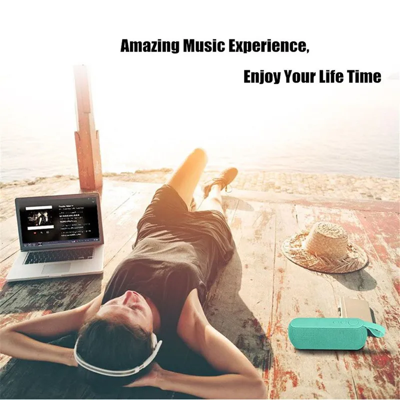 Wireless Outdoor Speakers Mini Bluetooth Speaker Portable 3D Stereo Music Surround Loudspeakers TF AUX USB For iPhone Android