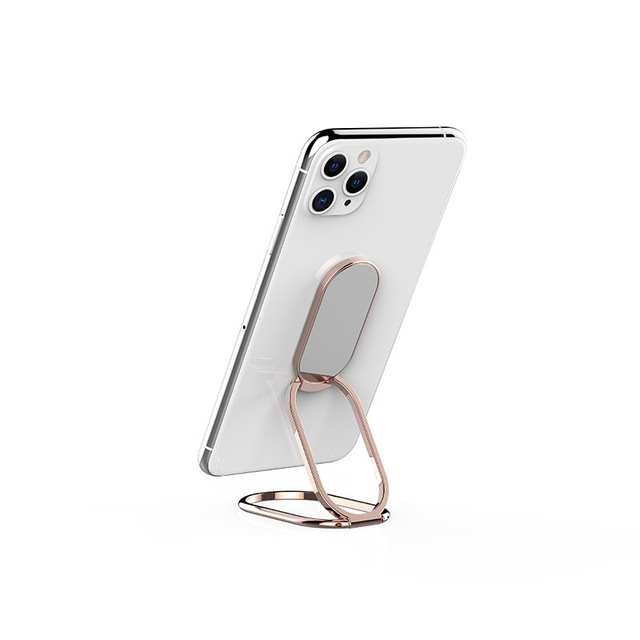 Luxury Metal Mobile Phone Ring Holder Foldable Cell Phone Stand Socket Universal Finger Ring Grip Mobile Phone Holder Stand