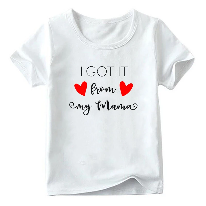 She Got It From Me I Got It From My Mama Matching Mom and Daughter Shirts Mommy and Me Summer Family Matching Outfits Clothes 4