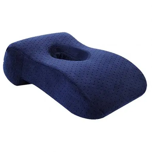 Navy Blue Офис полудня для сна, отдыха медленно поднимающийся талии защиты лицевой стороной вниз Relax подушка для шеи - Цвет: Navy Blue