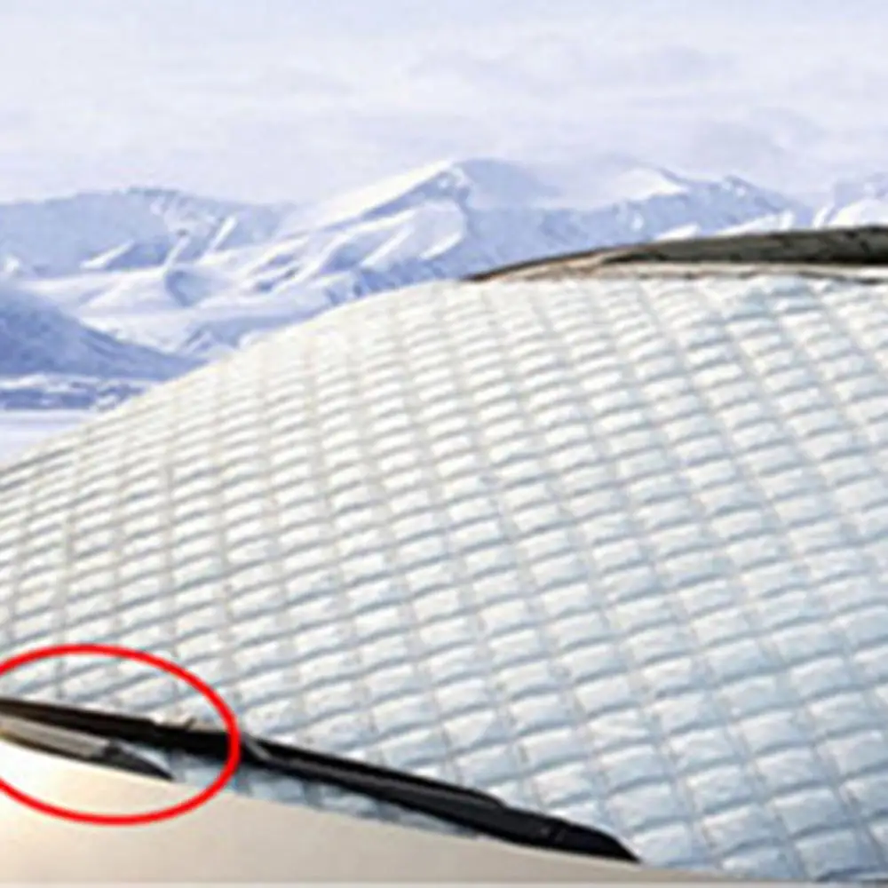 

Car Front Window Thick Snow Block Car Insulation Sunscreen External Front Block Sun Block Car Suv Universal