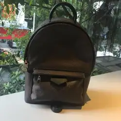 2019 woxx сумка Speedy из натуральной кожи Модный классический женский коричневый рюкзак с цветочным орнаментом сумка Бесплатная доставка