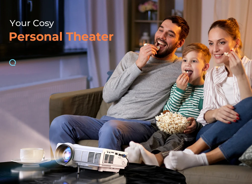 VANKYO L3 Mini projecteur 1920*1080P pris en charge 170 ''projecteur Portable pour la maison avec 40000 heures lampe à LED vie TV Stick PS4 HDMI