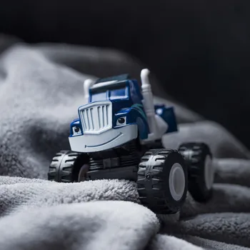 

1pcs Blaze Car Toys 1:64 Vehicles Diecast Toy the Monsters Machine PVC Car Inertial Vehicle Four-Wheel-Drive Pull Back Stunt Car