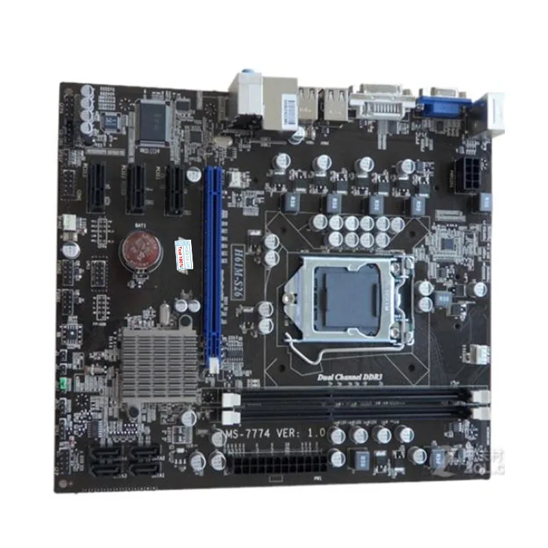 Для материнской платы MSI H61M-S26(B3) компьютера USB2.0 LGA 1155 DDR3 H61M H61 | Компьютеры и офис