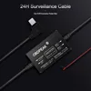 OBDPEAK 3M Mini USB DC 12/30V 5V 3A Car Charger Hard wire Hardwire Kit for Dash Cam DVR Mirror Camera Auto Charging 24H monitor ► Photo 2/6