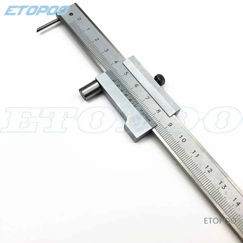 0-400mm Marking Vernier Caliper Carbide Scriber Parallel Marking Gauging Ruler Measuring Parallel Crossed Caliper Tool vernier caliper