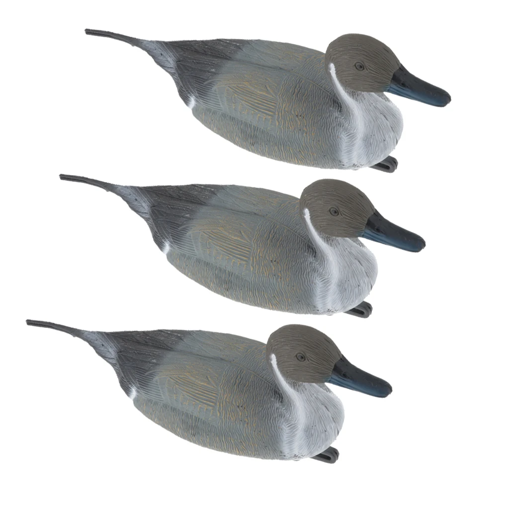 MagiDeal 3 шт. приманка для утки реалистичные хвостик, Охотничья приманка плавающая приманка
