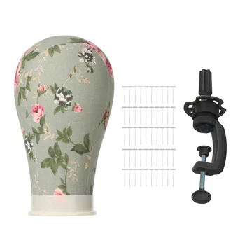 

21~25 Inches Wig Head Mannequin Head Wig Display Styling Head with T-Pins Wig Mannequin Head Stand