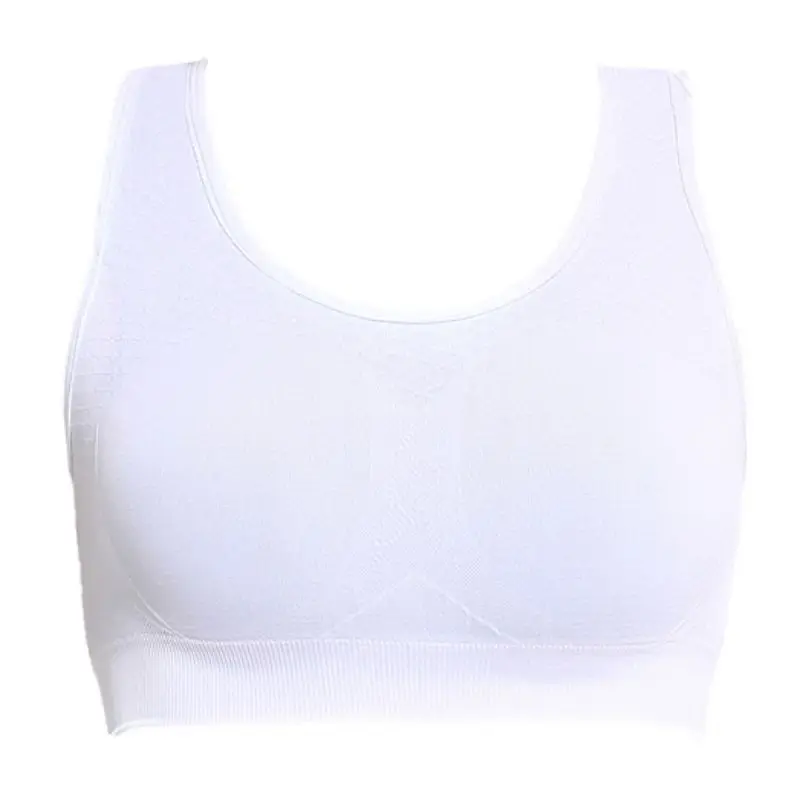 W Бюстгальтеры для женщин дышащие мягкие Bralette спортивные, для тренажерного зала беговые Бесшовные Фитнес спящий Спорт лиловый сплошной цвет нижнее белье - Цвет: W