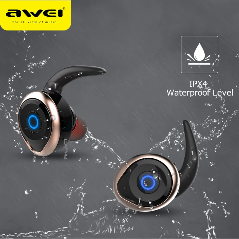 

AWEI TWS Mini Wireless Bluetooth Earphones Sport Wireless Earbuds For Mobile Phone Telephone Wireless Earpiece For Xiaomi iPhone