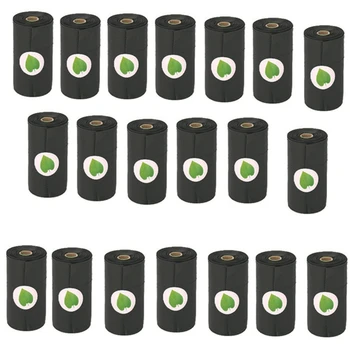 

20 Rolls Pet Dog Poop Bag Outdoor Dog Poop Bags Degradable Pet Dog Waste Poop Bag Compostable Dog Poop Bags
