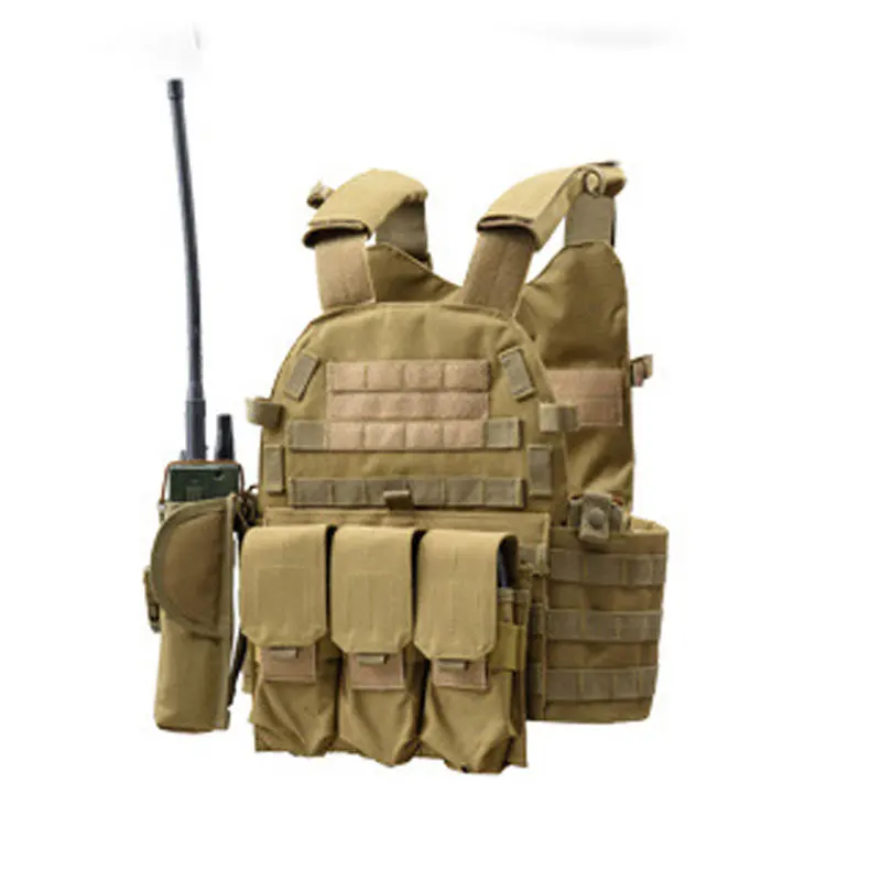 Многофункциональный тактический жилет военный Molle боевой штурмовой CS для