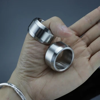 5 Size Metal Penis Ring Sex Toys for Men Male Delay Ejaculation Stainless Steel Cock Ring With Glans Stimulator Semen Lock BDSM 3