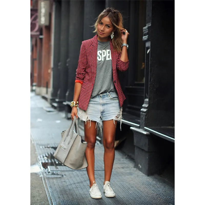 

SZMALL Newest Women Slim Blazer Female Autumn Long Sleeve Cardigan Outwear Top Lady Casual Streetwear Spain Style Clothes