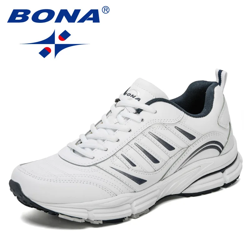 BONA 2021 New Designers Popular Sneakers Comfortable Solf Outdoor Shoes Man Leisure Shoes Men Zapatillas Hombre Casual Footwear