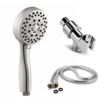 

1Set Handheld Shower Head with Hose High Pressure 5 Spray Settings Massage Spa ShowerHead