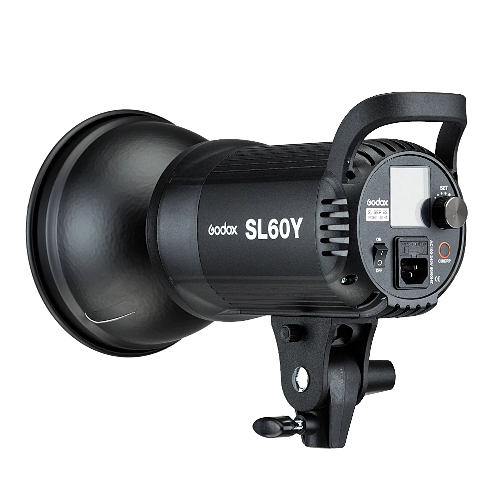 Фотостудия Godox SL 60Y CRI 95 + светодиодный свет SL60Y желтый 3300K версия 60WS Bowens крепление
