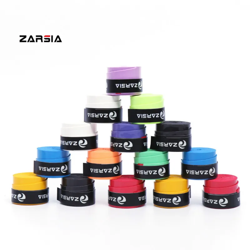 10 Uds ZARSIA directo sobregrip raqueta de tenis sudor absorbe banda empuñadura adherente raqueta de Badminton Tennis sobregrip cómodo antideslizante