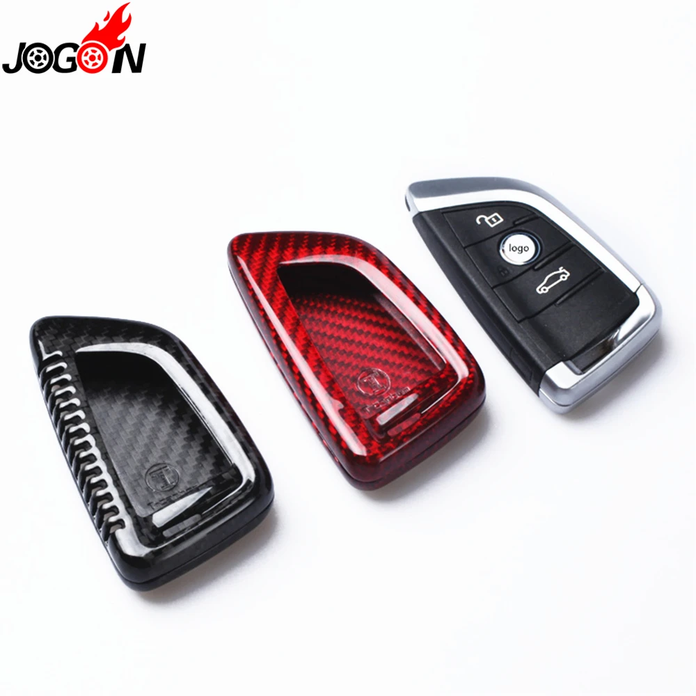 Чехол для ключа из углеродного волокна BMW 2 5 7 F45 G01 G30 G38 G11 G12 X1 F48 X2 F39 X5 M F15 F85 X6 F16 M-Sport