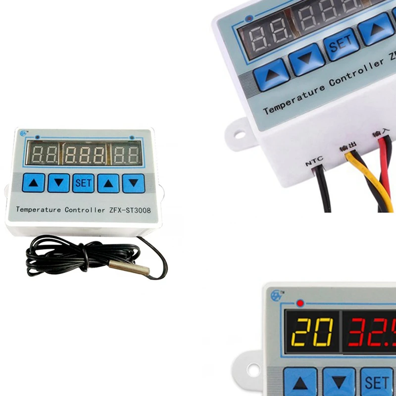 ZFX ST3008 Microcomputer Temperature Controller Thermostat Intelligent ...