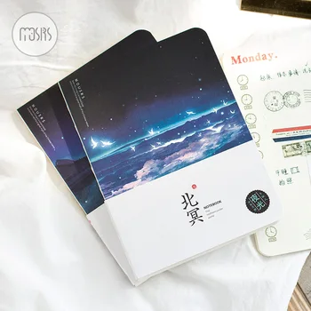 

A5 Luminous Notebook Creative Paper Planner Agenda School Diary Note Book Original Hand painted Notebook