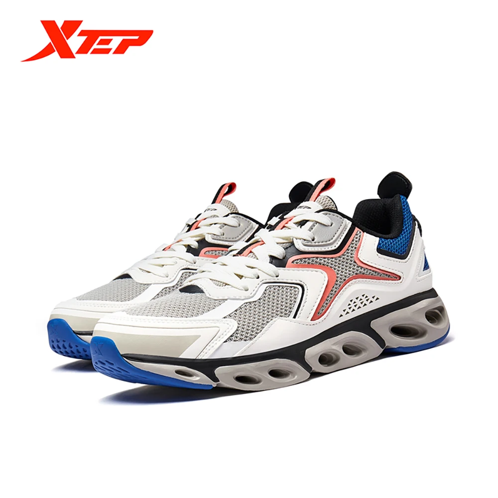 

Xtep Men's Running Shoes Summer Lace-Up Sport Shoes lightweight Female Outdoor Shock Absorption Anti-Slip Sneakers 880319116009