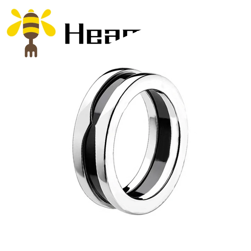 style 7 Heam,, высокое качество, серебро 925 пробы, болгарийская пара, кольцо для женщин, розовое золото, Керамическая форма, модные свадебные ювелирные изделия - Цвет основного камня: style 7