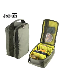 

Fishing Reel Bag Oxford Fishing Tackle Bag Portable Fishing Reel & Gear Storage Case for Spinning Baitcasting Fly Reels X669